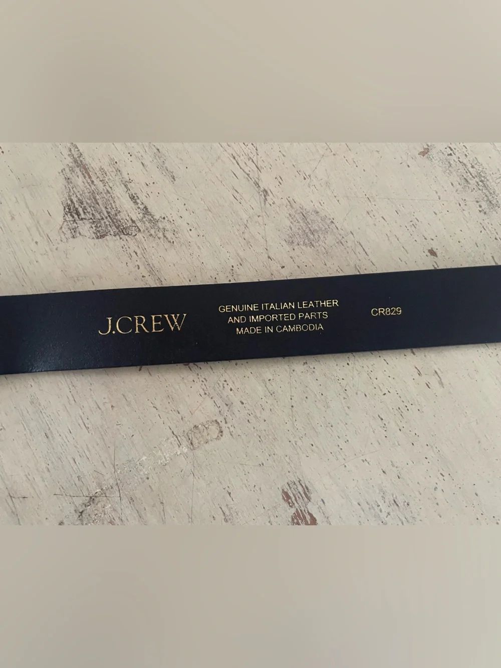 J. CREW Western buckle belt in Black Leather Size S CR829